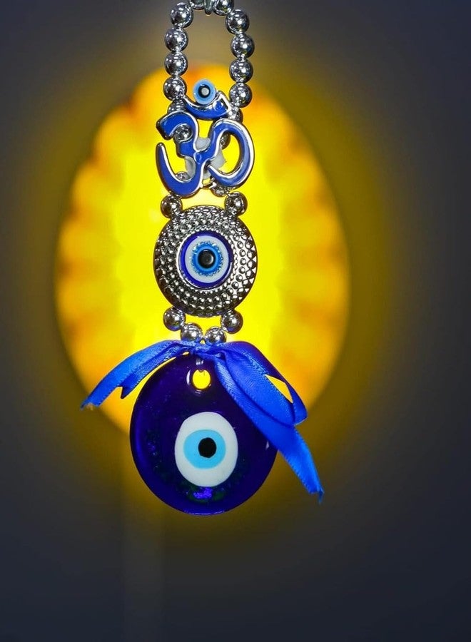 DT DECTONE Turkish Evil Eye Hanging, Com,bo of 2 Om Evil Eye Nazar Battu for Home Protection and Prosperity - Image 3